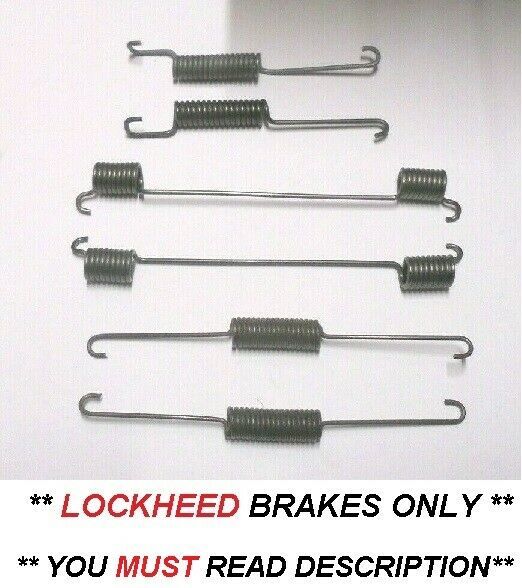 REAR BRAKE SHOE SPRINGS x6 (Ford Escort Mk1) (RS1600 & Mexico 1.6) (** LOCKHEED BRAKES **) (1973- 75)   